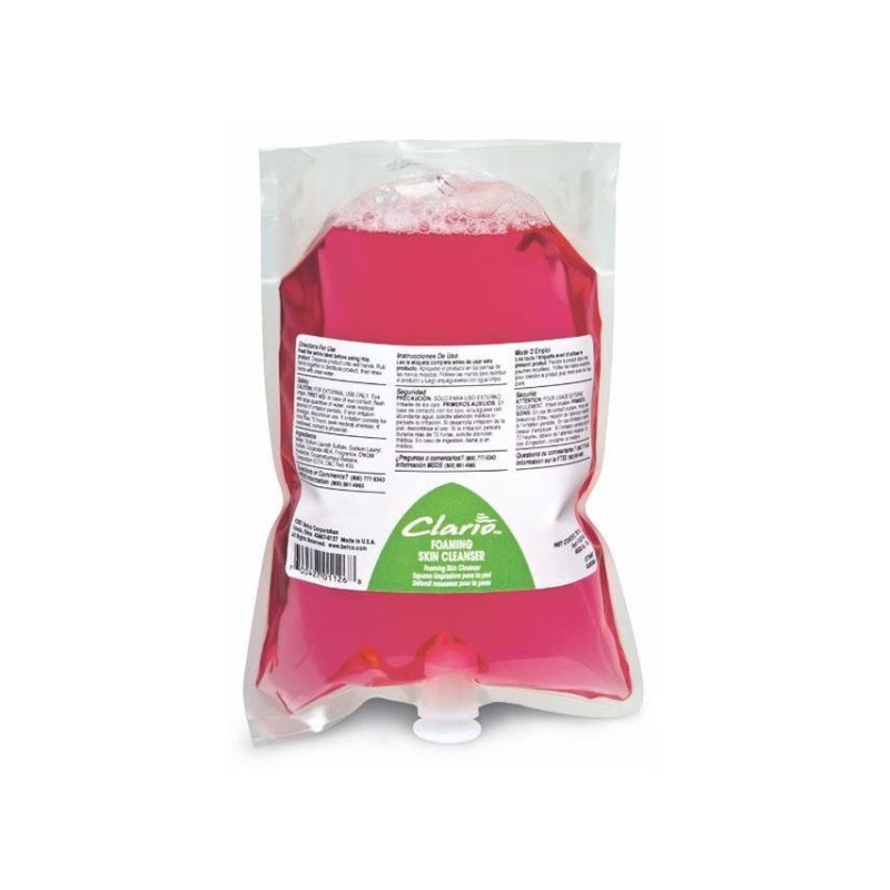 Jabón Espuma Rosa para Manos CLARIO 1000 Ml. 
