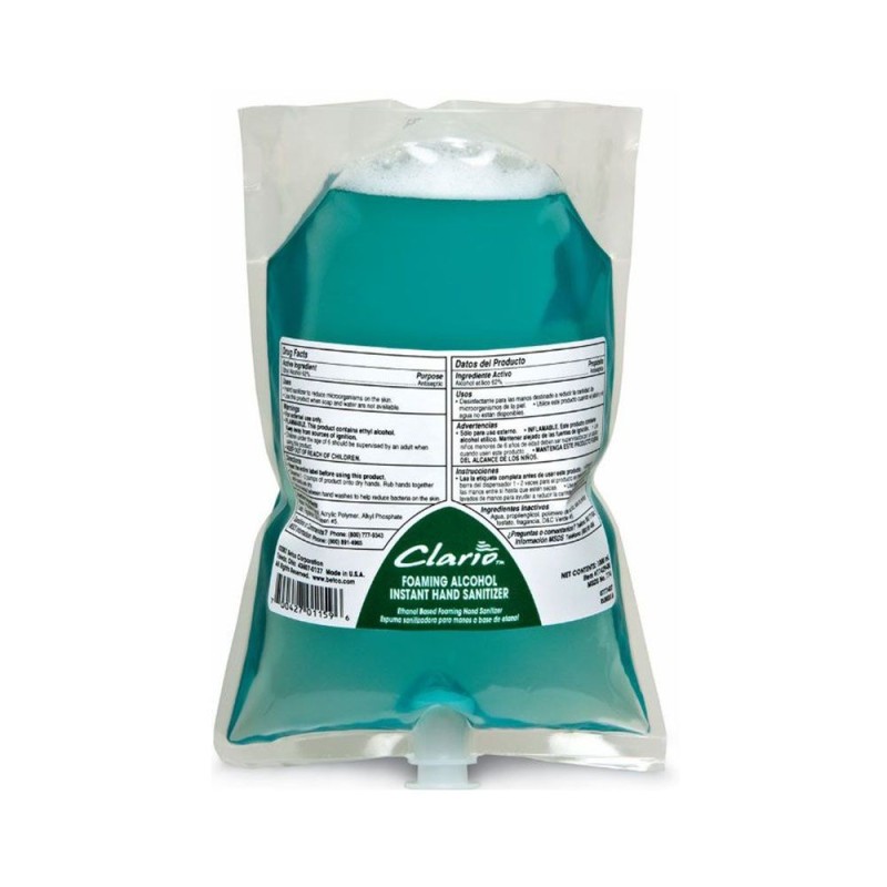 Saniticida en Espuma para Manos Sin Alcohol CLARIO 1000Ml. 