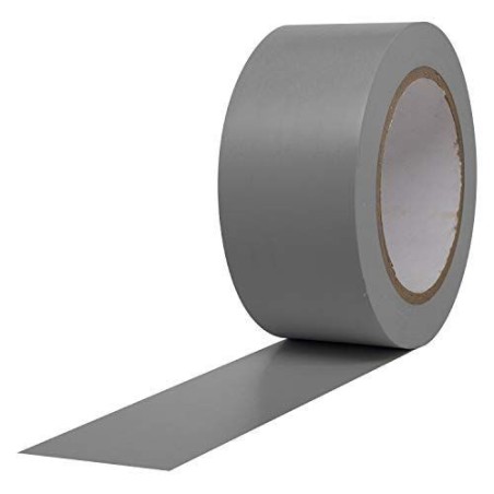 Cinta Vinílica para Marcar Pisos de 2" x 36 Yardas (50mm x 33 Mts), Gris