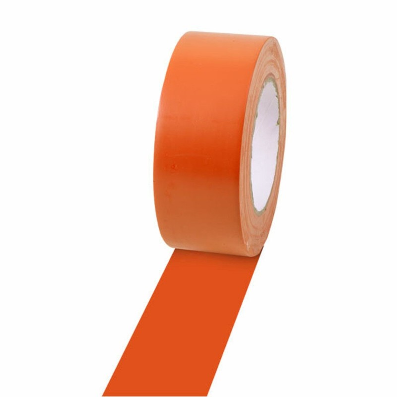 Cinta Vinílica para Marcar Pisos de 2" x 36 Yardas (50mm x 33 Mts), Naranja
