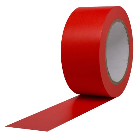 Cinta Vinílica para Marcar Pisos de 2" x 36 Yardas (50mm x 33 Mts), Rojo