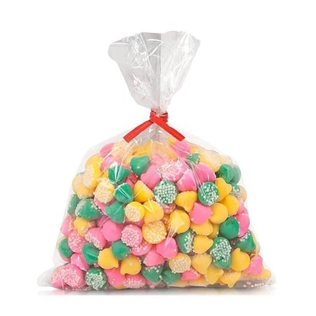 Bolsas de Plástico Planas 2" X 6" (5 x 15 cm) Grosor 2 MIL, Caja/1000