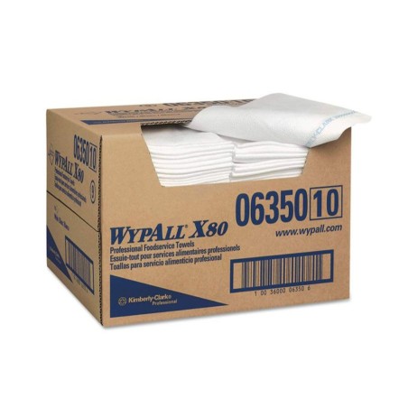 Wipers WYPALL® X80 Food Service - Antibacteriales 75 wipers/caja