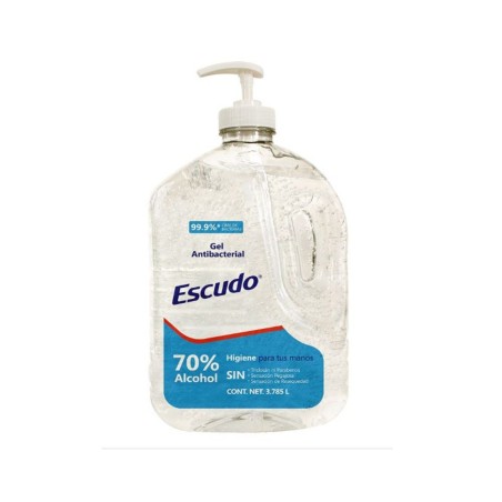 Gel Sanitizante para Manos Escudo® con pompa despachadora , 3.785 Lt