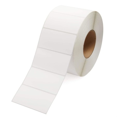 Etiquetas Térmicas Directas  Blancas 4" x 2", Rollo c/ 2,875