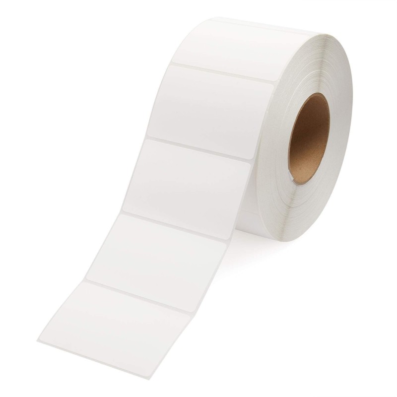 Etiquetas Térmicas Directas  Blancas 4" x 2.5", Rollo c/ 2,325