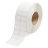 Etiquetas de Transferencia Térmica Blancas 1.5" x 1", DOBLES,  Rollo c/10,800