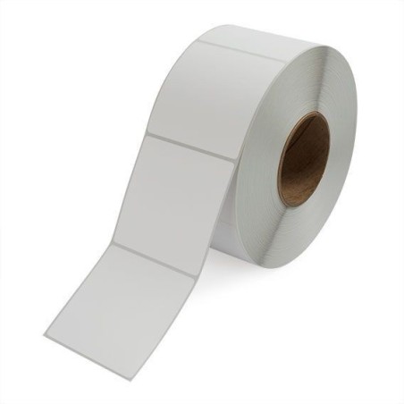 Etiquetas de Transferencia Térmica Blancas 3.5" x 3.5"  Rollo c/1,675