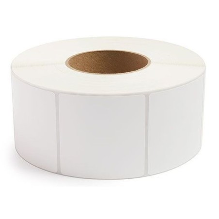 Etiquetas de Transferencia Térmica Blancas 3" x 3", Rollo c/ 1,950