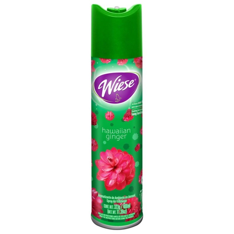 Aromatizante en Aerosol WIESE® Hawaiian Ginger 323 Gr.