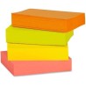 Notas Adhesivas 1 1/2'' X 2'' (3.81 x 5.08 cm), Colores Neón, Business Source, Paq/12 Blocks con 100 c/u