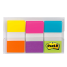 Banderitas Adhesivas Post-It® 1" x 1 7/10", Colores Variados, Paquete/60