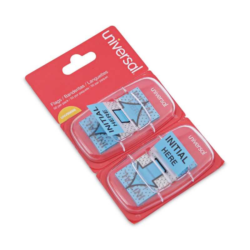 Banderitas Adhesivas Universal, Color Azul, Paquete/100