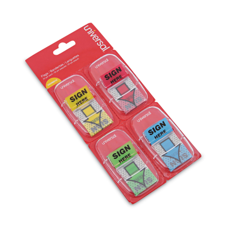 Banderitas Adhesivas Universal con Nota, Colores Variados, Paquete/120