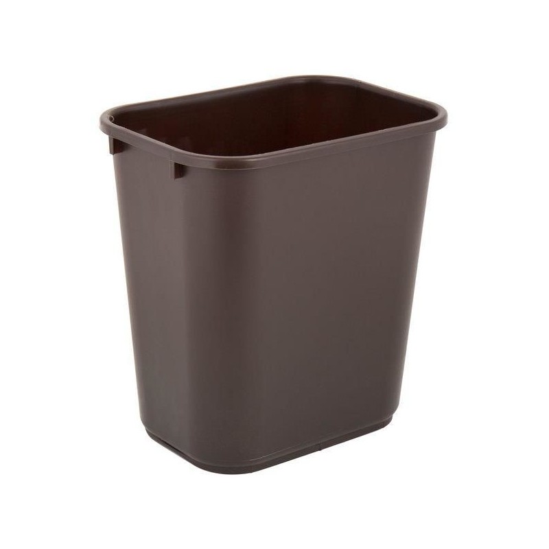 Papelera para Basura 26.6 Litros (7 Galones) Café
