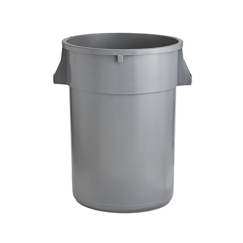 Contenedor Redondo para Basura Gris de 44 Galones (166.5 Lt)