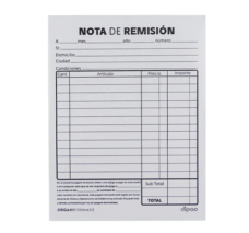 Remisión Original Organiformas, Paquete/10 Blocks de 50 Hojas C/U