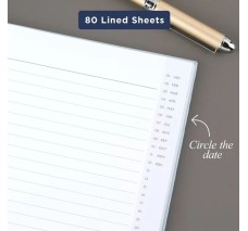 Cuaderno Para Notas Workstyle, 8 1/2'' X 10'' , Color Azul, 80 Hojas