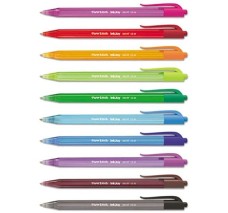 Bolígrafos De Gel Retráctiles, Punto Mediano 1.0 mm, Paper Mate Inkjoy, Colores Variados, Paq/20