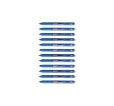 Bolígrafo de Gel Retráctil, Punto Mediano 0.7 mm, Paper Mate Inkjoy, Tinta Azul, Caja/12