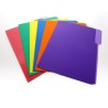 Folder para archivo Bazic, Tamaño Carta, 1/3 Pestaña Superior, Colores variados, Paquete/6