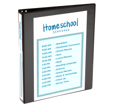 Carpeta de 1'' Avery, 3 Arillos en O, de 11'' X 8.5'', Capacidad para 175 Hojas, Negra