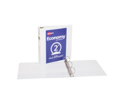 Carpeta Avery de 2'', 3 Anillos en O, 11'' X 8.5'', Capacidad para 375 Hojas, Blanca