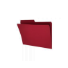 Folder de Archivo Tamaño Carta Rojo Diem, con Pestaña Lateral, Paquete/25