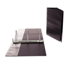 Carpeta de 4’' Universal, Arillo en D, Capacidad 755 Hojas, Negra