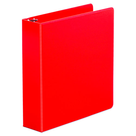 Carpeta de Anillas Redondas de 2'' Universal, Capacidad de 375 Hojas, 11'' X 8.5'', Roja