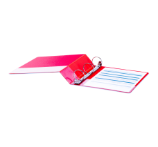 Carpeta de Anillas Redondas de 2'' Universal, Capacidad de 375 Hojas, 11'' X 8.5'', Roja