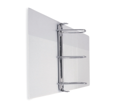 Carpeta de 4’' Universal, Arillo en D, Capacidad 775 Hojas, Blanca