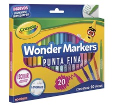 Marcadores Delgados Punta...