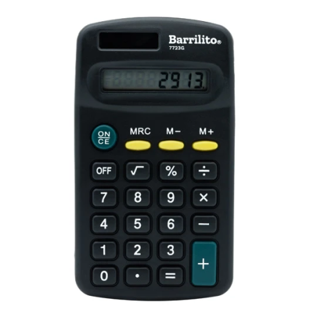 Calculadora De 8 Dígitos, Acme, Negra