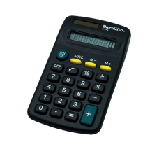 Calculadora De 8 Dígitos, Acme, Negra