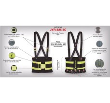 Faja Soporte Sacrolumbar Elástico Estándar con 3er Cinturón
