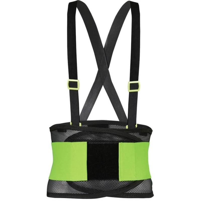 Faja Soporte Sacrolumbar de Malla y Banda de Alta Visibilidad