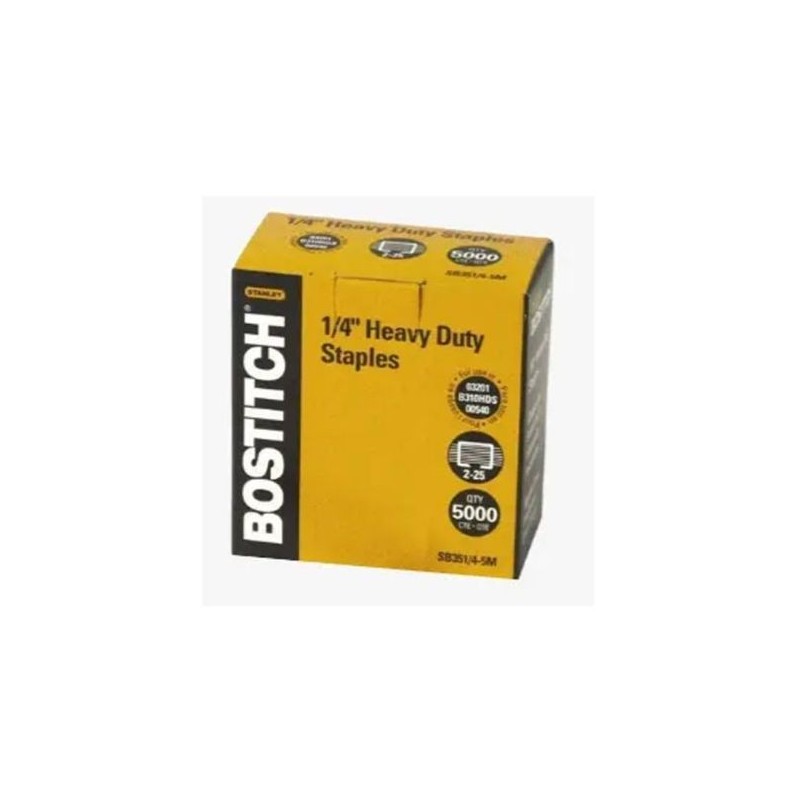 Grapa Tamaño Estándar de 24/6 (1/4'') Stanley Bostitch®, Caja/1000 