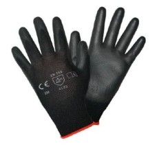 Guante Negro con Palma de...