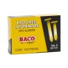 Broche Latonado Tipo Aleman 5 28 mm, Baco, Caja/100
