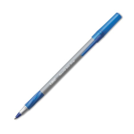 Bolígrafo Punto Mediano 1.2 mm, con Agarre, Stic Redondo, Bic®  Xtra Comfort, Tinta azul, Caja /36