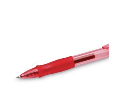 Bolígrafo de Gel, Punto Mediano 0.7 Mm, Bic® Gelocity, Tinta Roja, Caja/12