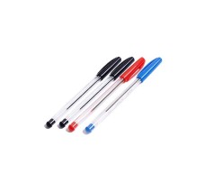 Bolígrafo Punto Mediano 1.0 mm, Baco Le Plume, Colores Variados, Paquete/4