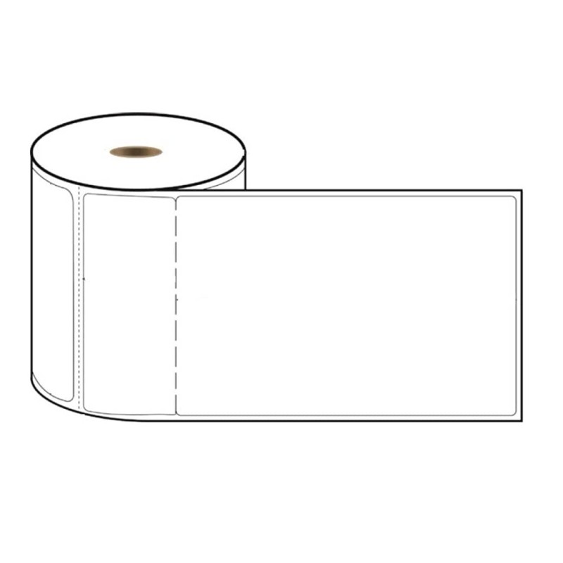 Etiquetas de Escritorio Térmicas Directas para UPS 4" x 6"  Rollo c/185, 12/Caja