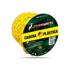 Cadena plástica amarilla...