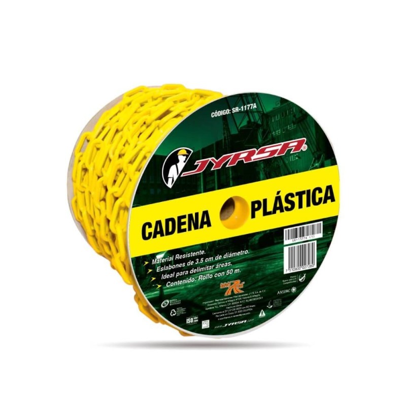 Cadena plástica amarilla JYRSA SR-1177AM