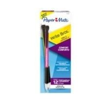 Lapicero Paper Mate Write Bros 0.7 mm, Colores Surtidos, Caja/12