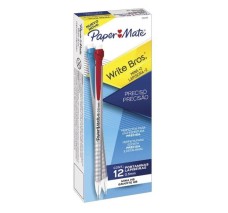 Lapicero Paper Mate Write Bros 0.5 mm, Colores Surtidos, Caja/12