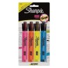 Resaltadores Smear Guard Sharpie, Punta De Cincel, Colores Fluorescentes, Paquete/4
