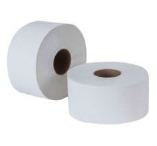 Higiénico Jumbo Jr. Blanco - Hoja Doble SCOTT® 500 metros, 6 Rollos/caja.